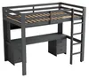 Hochbett 90 x 200 cm für Kinder mit Schreibtisch, 4 Produktbild-Vorschau 13