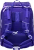 The back view of a purple backpack. Produktbild-Vorschau