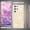 A collection of product shots showing a gold, glittery phone case and screen protectors for a Samsung Galaxy S23 Ultra. Produktbild-Vorschau