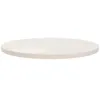 Tischplatte Weiß Ø60x2,5 cm Massivholz Kiefer Produktbild-Vorschau 2