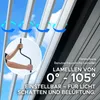 Sunjoy Aluminium Modulare Multi Lamellenpergola mit LED 3x4 Produktbild-Vorschau 4