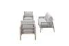 Garden Impressions Decala Lounge Set - 4-teilig - light oak Produktbild-Vorschau 4