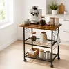 Wózek kuchenny Relaxdays, wymiary: 88 x 52 x 39 cm, 3 Podgląd zdjęcia produktu 2