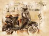 CALVENDO Puzzle Vespa Mototrroller | 1000 Teile Lege-Größe Produktbild-Vorschau 3