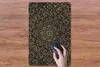 MuchoWow® Mauspad Mousepad Goldenes Muster auf schwarzem Produktbild-Vorschau 3