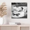 DEQORI Hybrid Leinwand Bild 50x50 cm 'Bad der Eleganz' Produktbild-Vorschau 4