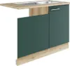 Optifit Spülenschrank inkl Spüle Geschirrspülerblende für Produktbild-Vorschau 1