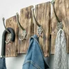 Garderobenhaken Messing Antik Kleiderhaken Huthaken Vintage Produktbild-Vorschau 2
