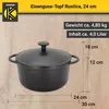 Karl Krüger 61024 Gusseisen Topf Rustica mit Deckel - Produktbild-Vorschau 6