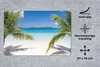 MuchoWow® Mauspad Mousepad Strand - Palmen - Tropisch 27x18 Produktbild-Vorschau 2