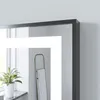 Badspiegel Led und Uhr 100x70 cm touch Kaltweiß Produktbild-Vorschau 5