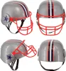 American Football Kinderhelm – Silber-Rot - Kindergröße Produktbild-Vorschau 2