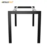 A black metal table frame shown from the front. Anteprima dell’immagine prodotto