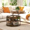 A living room scene with a couch and a coffee table. Produktbild-Vorschau