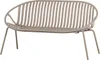 bruce garten 2-sitzer bench pp/metal sand Produktbild-Vorschau 1