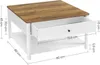A diagram showing the dimensions of a coffee table. Anteprima dell’immagine prodotto