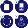 AquaFloow 12x Assorbitore di umidità da appendere da 500 ml Anteprima dell’immagine prodotto 4