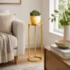 DanDiBo Blumenhocker Metall Gold Rund 60 cm Blumenständer Produktbild-Vorschau 4