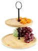 EXCELLENT HOUSEWARE Etagere aus Bambus Kuchenplatte Produktbild-Vorschau 9