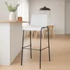CLP 2er Set Barhocker Hover Kunststoff 4-Fuß Gestell 4-Fuß Produktbild-Vorschau 3