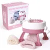 Ručný pletací a šijací stroj DIY z plastu, detská hračka na Náhľad obrázku produktu 3