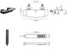 Unyqoos® Moderne schwarze Badewannenarmatur mit Handbrause, Produktbild-Vorschau 6