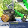 MASKO® Mini-Kettensäge mit Akku 8000mAh | Handkettensäge Produktbild-Vorschau 7