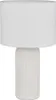 Tischleuchte, Keramik, weiß, E27, Schnurschalter, H 36 cm Produktbild-Vorschau 6