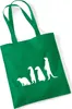 Huuraa Jutebeutel Erdmännchen Silhouette 10 Liter Kelly Produktbild-Vorschau 1