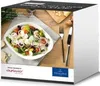 A product box for a Villeroy & Boch Vapiano salad bowl set, featuring an image of a salad in a bowl with cutlery. Voir les images du produit