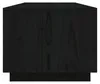 vidaXL Couchtisch Schwarz 110x50x40 cm Massivholz Kiefer Produktbild-Vorschau 7