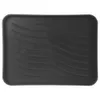 A black shoe mat with wavy grooves. Náhled obrázku produktu
