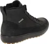 A black leather boot with a Gore-Tex logo on the side, shown from a rear-side angle. Voir les images du produit