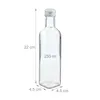 Relaxdays flessen om te vullen, 250 ml, zilver-transparant Productafbeelding-voorbeeld 4