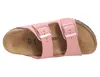A pink Birkenstock sandal is shown from a side angle against a white background. Podgląd zdjęcia produktu