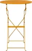 vidaXL Tavolino da bistrot Senf Ø 50 x 71 cm Acciaio Anteprima dell’immagine prodotto 4