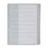 Leitz Register 43700000 blanko DIN A4 10teilig PP grau Produktbild-Vorschau 4