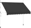vidaXL Tenda a scomparsa manuale 300 cm antracite Anteprima dell’immagine prodotto 7