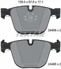 TEXTAR Bremsbeläge Satz Hinten für BMW X5 (E70) 2445801 Produktbild-Vorschau 1