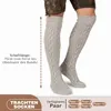 Trachtenstrümpfe 2er Pack Lange Trachtensocken Strümpfe Produktbild-Vorschau 5