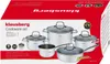 9-Teiliges Topfset Klausberg Kb-7215 Stahl 18/10 Produktbild-Vorschau 9