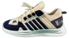 Volksschuhe Sneaker beige-blau bequeme Freizeitschuhe Gr. Produktbild-Vorschau 5