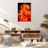 Bild auf Leinwand - Leinwandbild - Einteilig - Frau Flammen Produktbild-Vorschau 7