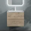 doporro Badmöbel-set Waschbecken-Unterschrank Badezimmer Produktbild-Vorschau 1
