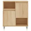 vidaXL Sideboards 2 pcs. chêne Sonoma bois composite Voir les images du produit 6