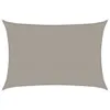 vidaXL Voile d'ombrage 160 g/m² Rectangulaire Gris clair Voir les images du produit 1
