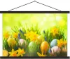 MuchoWow® Textilposter Ostereier - Frühling - Narzisse Produktbild-Vorschau 1