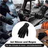 Thermo-Winterhandschuhe Unisex M Schwarz Wasserdicht Wolle Produktbild-Vorschau 6