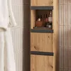 Kúpeľňová skrinka Vicco Torren Artisan 30 x 181 cm s 2 Náhľad obrázku produktu 4