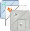 Famanu Babyhandtuch mit Kapuze und 2 Waschlappen - Zebra Produktbild-Vorschau 1